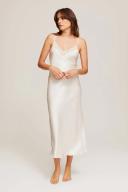 GINIA Lace Silk Lace Slip in Creme - 100% 19mm Silk Grade 6A 2XL / Creme