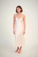 GINIA Pick & Mix Long Nightdress with Lace 10 / Petal Pink