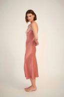 GINIA Pick & Mix Long Nightdress with Lace 10 / Petal Pink
