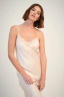 GINIA Pick & Mix Long Nightdress with Lace 10 / Petal Pink