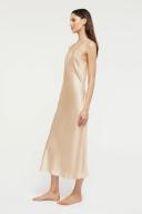 GINIA Silk Long Nite Beige
