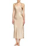 GINIA Silk Long Nite Beige
