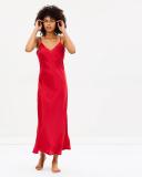 GINIA Silk Slip in Ruby - 100% Silk 2XL / Ruby