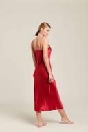 GINIA Silk V Neck Nightdress 14 / Shadow Grey