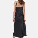 GINIA Silk V Neck Nightdress 14 / Shadow Grey