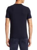Giorgio Armani Men Viscose, Elastane T-Shirt - Size 36, Blue