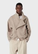 Giorgio Armani - Virgin Wool Blouson, 100% Virgin Wool, Beige, Size: M