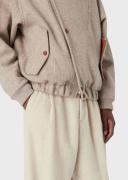 Giorgio Armani - Virgin Wool Blouson, 100% Virgin Wool, Beige, Size: M