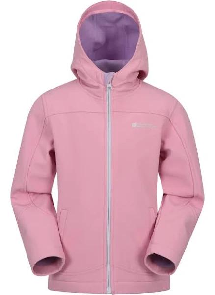 Girls Mountain Warehouse Exodus Water Resistant Softshell Jacket - Kids - Pink