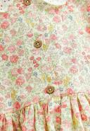 Girls Next Lace Collar Shirred Cotton Dress (3mths-8yrs) - Pink