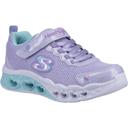 Girls' Skechers Flutter Heart Lights Bring Sparkle Trainers - Purple Infant 13.5