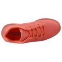 Girls Skechers Uno Ice Coral Comfy Kids Running Shoe
