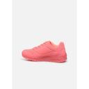 Girls Skechers Uno Ice Coral Comfy Kids Running Shoe