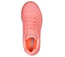 Girls Skechers Uno Ice Coral Comfy Kids Running Shoe