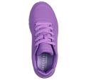 Girls Skechers Uno Ice Purple Comfy Kids Running Shoe