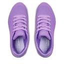 Girls Skechers Uno Ice Purple Comfy Kids Running Shoe