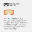 Giro Agent + Eave Vivid Copper Snow Goggle Replacement Lens