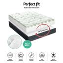 Giselle Pillowtop Topper Mattress Toppers Bamboo Fabric Fibre Bed Pad