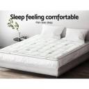 Giselle Pillowtop Topper Mattress Toppers Bamboo Fabric Fibre Bed Pad