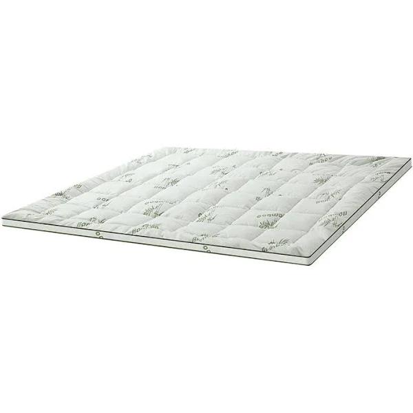 Giselle Pillowtop Topper Mattress Toppers Bamboo Fabric Fibre Bed Pad