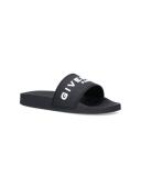 Givenchy Black Embossed Slides