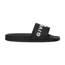 Givenchy Black Embossed Slides