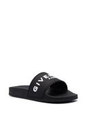 Givenchy Black Embossed Slides