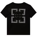 Givenchy Boys Bandana Logo T-Shirt 12 Yrs Black