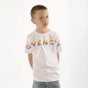 Givenchy Boys White Cotton Logo T-Shirt