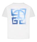 Givenchy Boys White Peace Logo T-Shirt