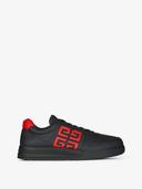 Givenchy G4 Low Top Sneaker Black Red