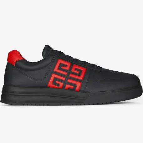 Givenchy G4 Low Top Sneaker Black Red