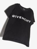 Givenchy Girls Black Logo T-Shirt