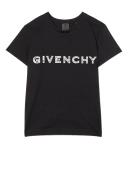 Givenchy Girls Black Logo T-Shirt