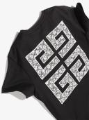 Givenchy Girls Black Logo T-Shirt