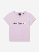 Givenchy Girls Logo Print T-Shirt in 14 Yrs Lilac