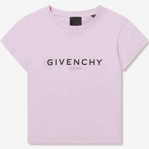 Givenchy Girls Logo Print T-Shirt in 14 Yrs Lilac