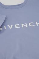 Givenchy Kids, Logo cotton T-shirt, Boys, Blue, 12A, Boys' t shirts