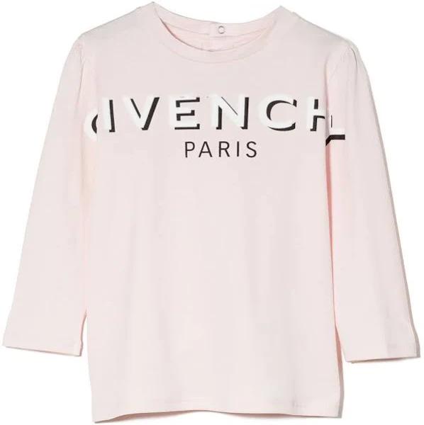 Givenchy Kids logo-print Long-Sleeve T-Shirt - Pink