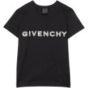 Givenchy Kids logo-print Round-Neck T-Shirt - Black