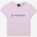 Givenchy Kids logo-print Round-Neck T-Shirt - Black