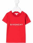 Givenchy Kids logo-print Round-Neck T-Shirt - Black