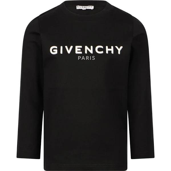 Givenchy Kids - Long Sleeve T-shirts, Black, Boy, 14 Yrs