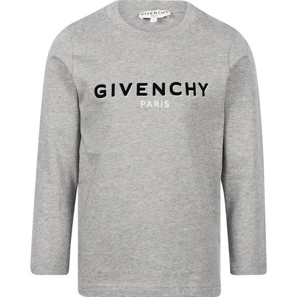 Givenchy Kids - Long Sleeve T-shirts, Grey, Boy, 14 Yrs