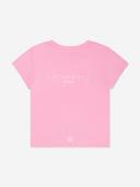 Givenchy Kids Pink T-Shirt for Girls