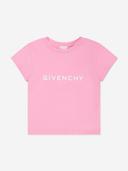 Givenchy Kids Pink T-Shirt for Girls