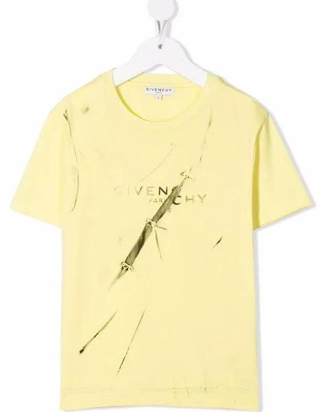 Givenchy Kids Yellow Logo T-Shirt 12Y / Yellow by Kids Atelier