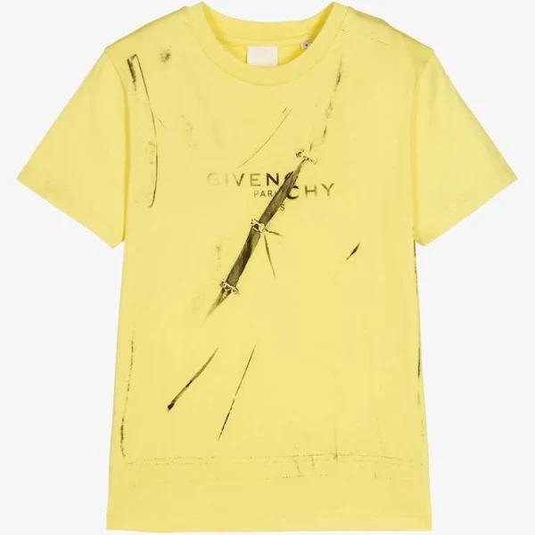 Givenchy Kids Yellow Logo T-Shirt 12Y+ / Yellow by Kids Atelier