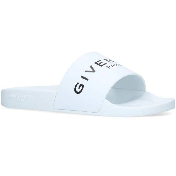 Givenchy Logo Slides - White - 42