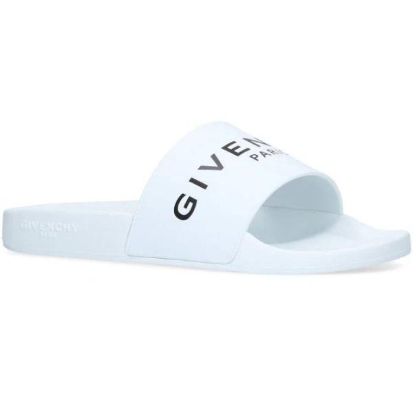 Givenchy Logo Slides - White - 43